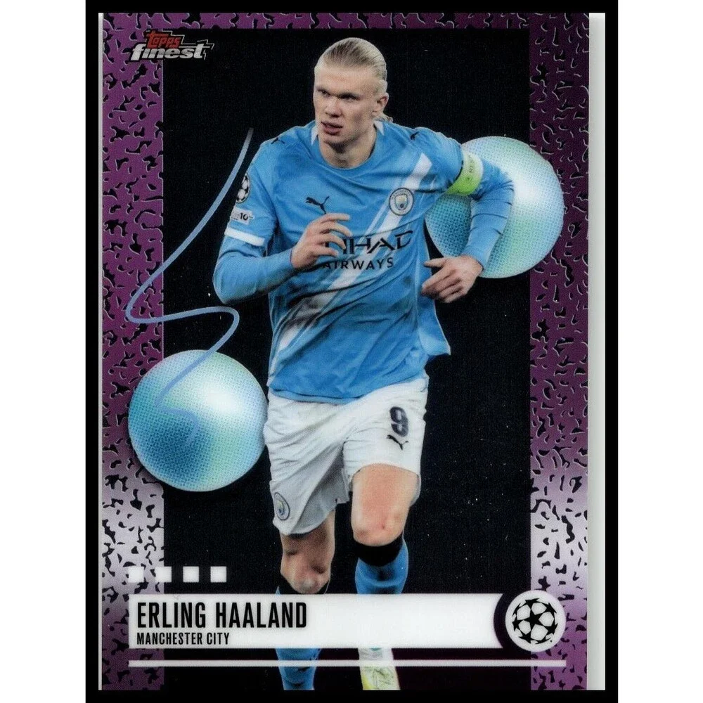 2025-26 Finest UEFA Erling Haaland #353 Manchester City Uncommon
